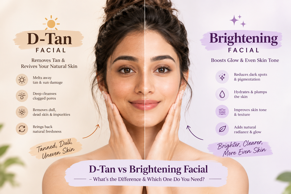 D-Tan vs Brightening Facial – What’s the Difference &amp; Which One Do You Need?
