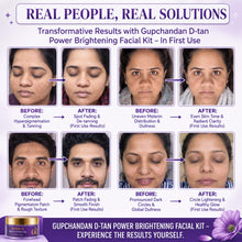 Gupchandan D-TAN Power Brightening Facial Kit | 4 Complete Facials