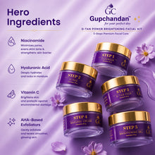 Gupchandan D-TAN Power Brightening Facial Kit | 4 Complete Facials